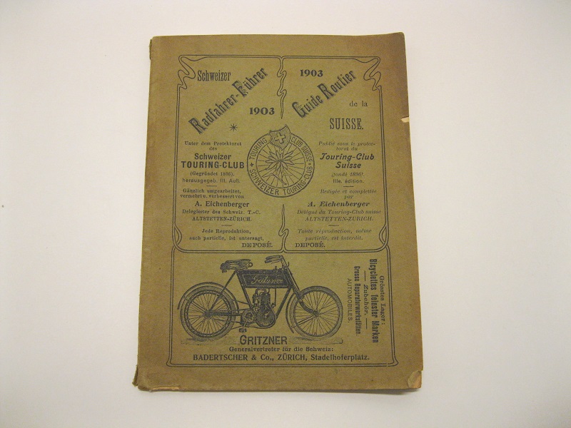 Schweirzer Radfahrer-Fuhrer. Guide routier de la Suisse